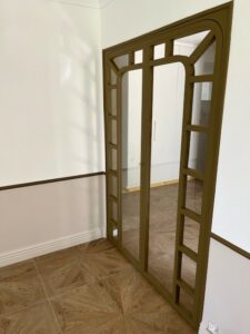 Porte de séparation vitrée